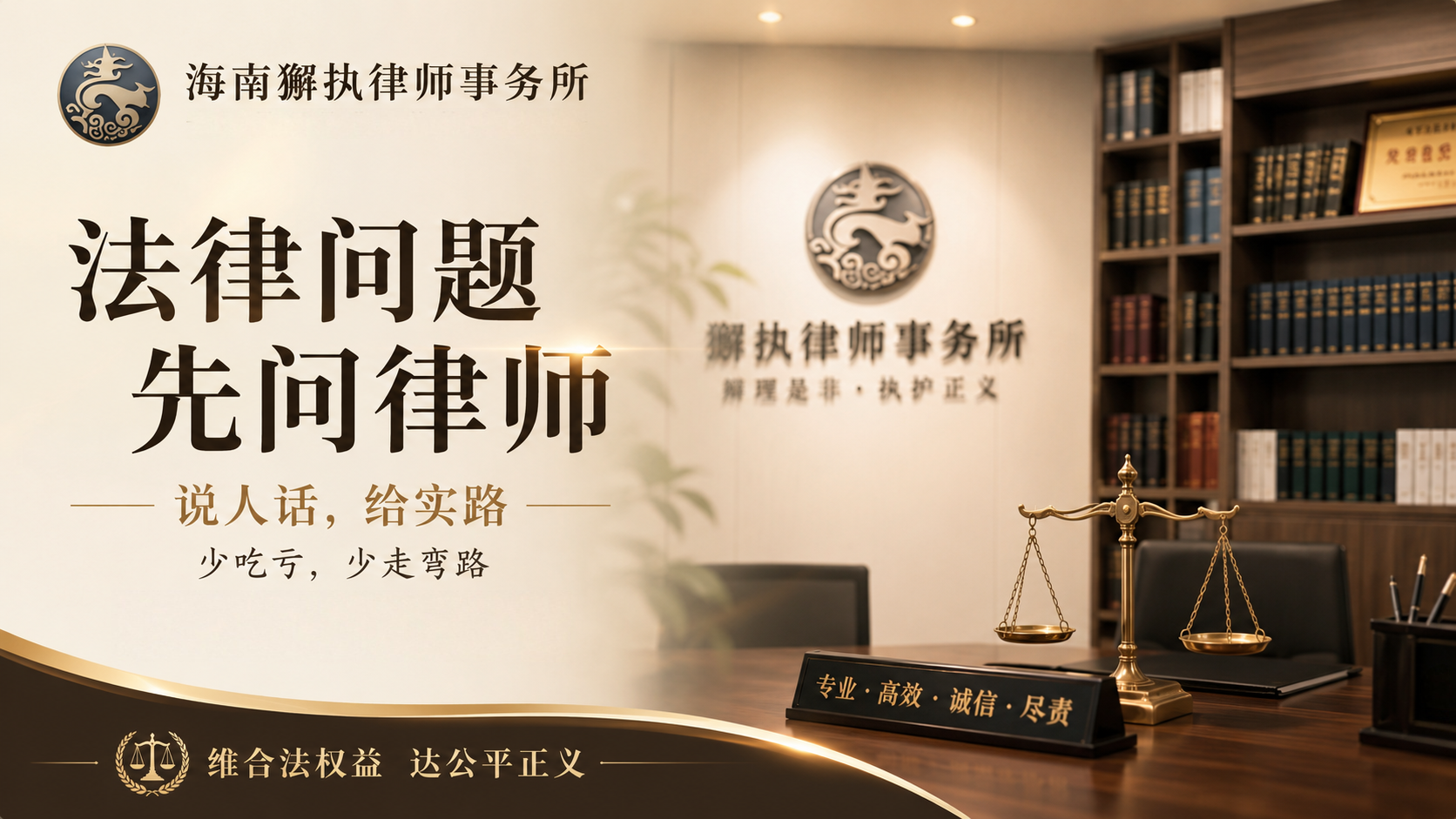 海南獬执律师事务所咨询场景